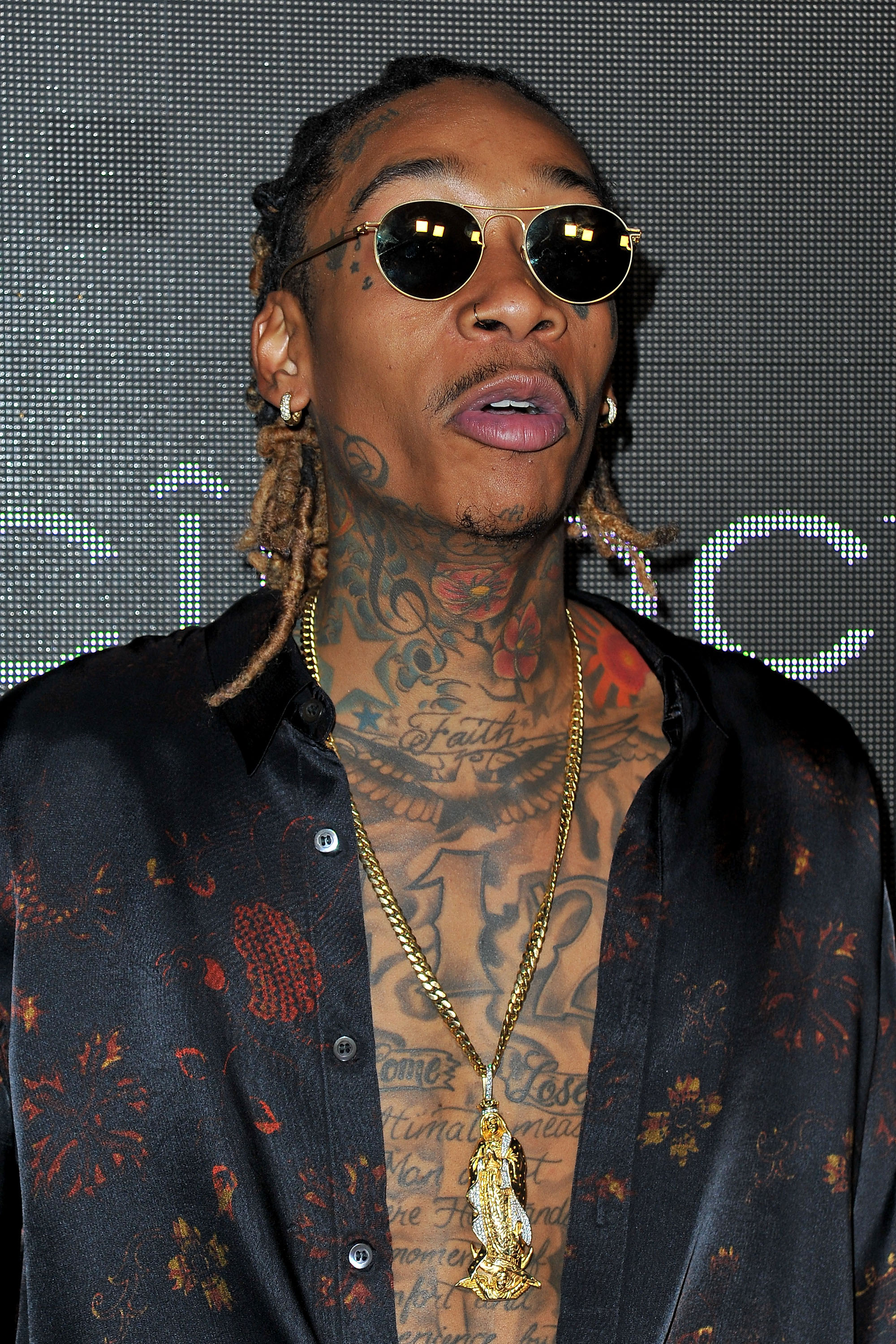 Wiz Khalifa at Sean "Diddy" Combs' birthday celebration on November 21, 2015, in Beverly Hills, California. | Source: Getty Images