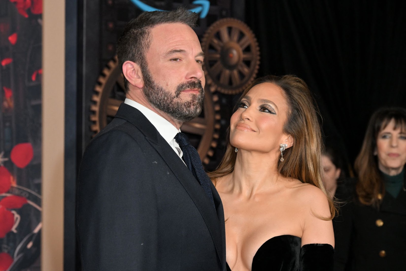 Ben Affleck and Jennifer Lopez at the "This is Me...Now: A Love Story" premiere on February 13, 2024, in Hollywood, California. | Source: Getty Images