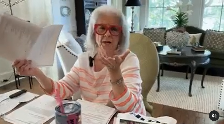 Paula Deen connects with fans in a heartfelt video, posted in April 2023. | Source: Instagram/pauladeen_official