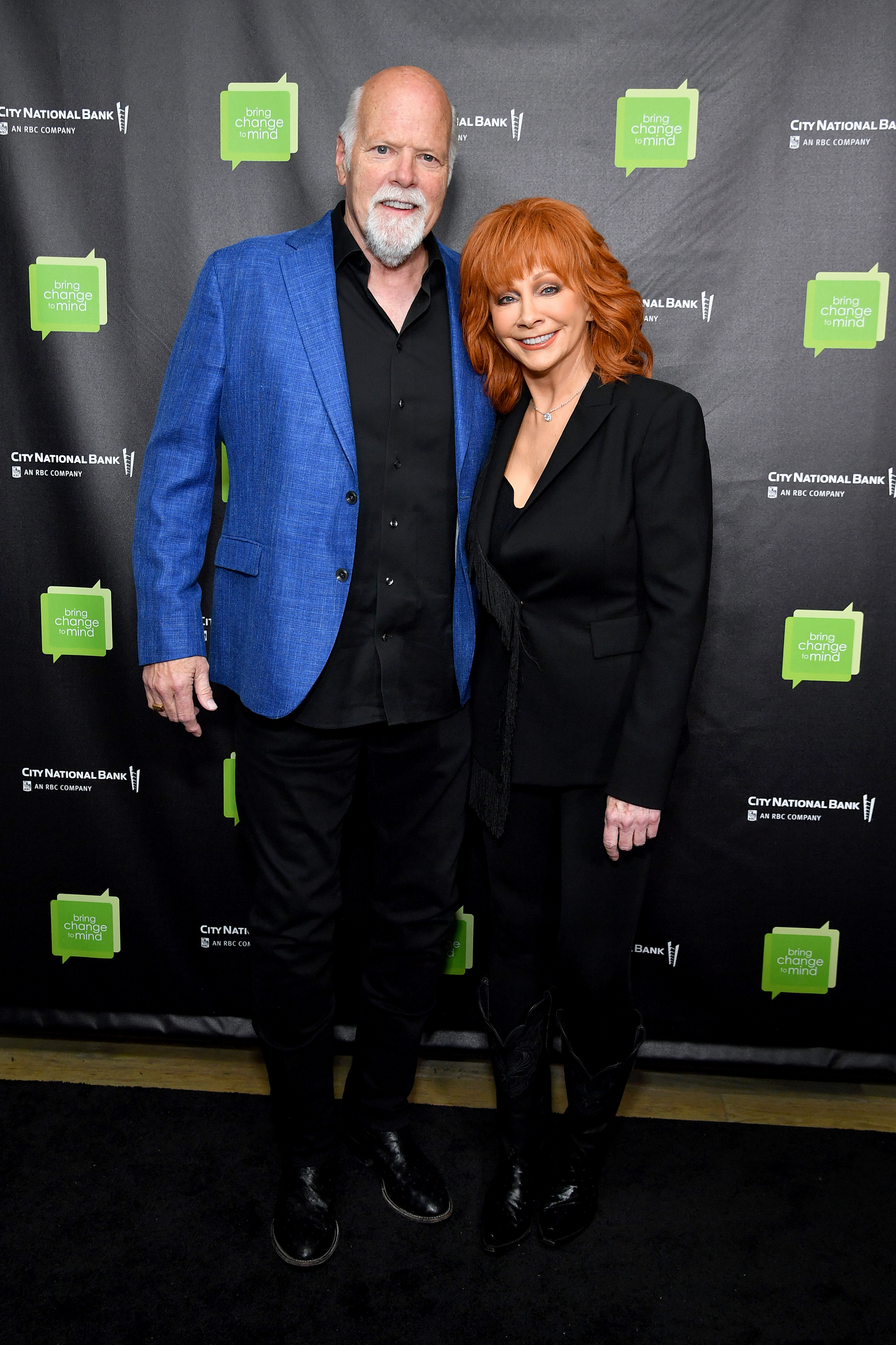 Linn and Reba McEntire at Revels & Revelations 11 hosted by Bring Change To Mind in support of teen mental health at City Winery on October 9, 2023, in New York. | Source: Getty Images