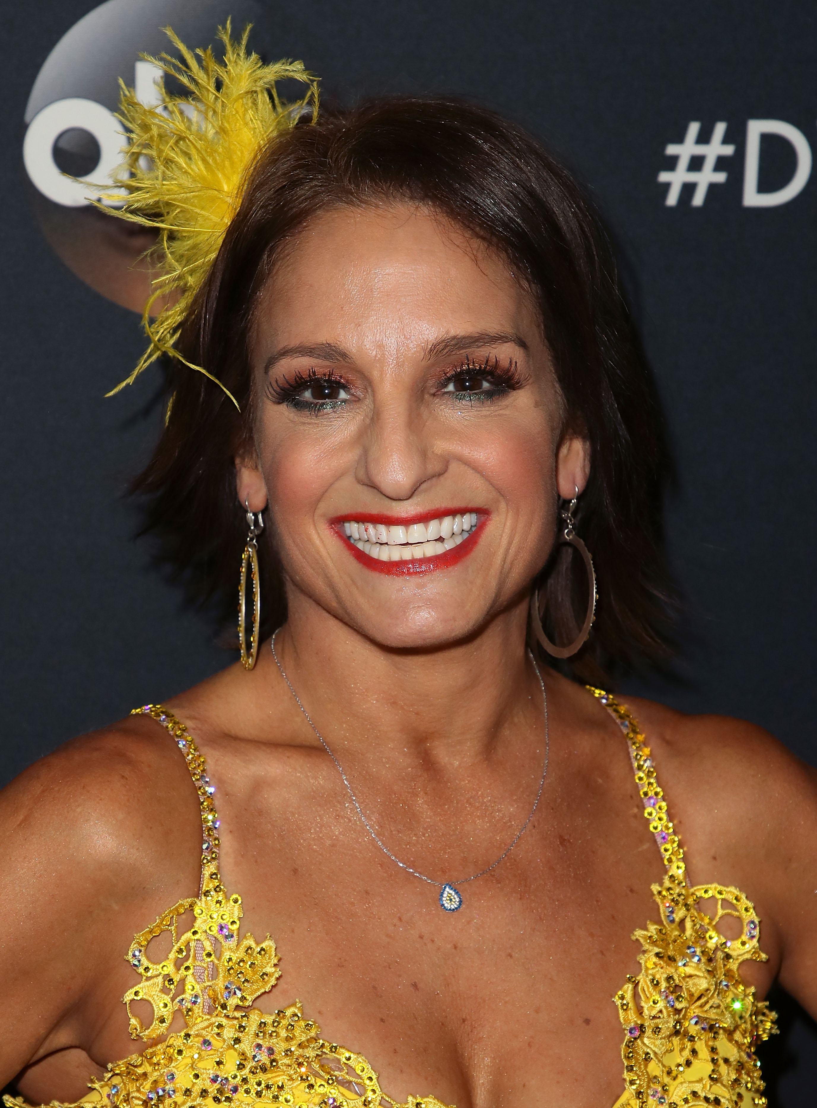 Mary Lou Retton poses at "Dancing with the Stars" Season 27 at CBS Televison City on October 2, 2018, in Los Angeles, California. | Source: Getty Images