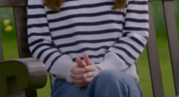 A close-up of Princess Catherine's hands without her ring posted on March 22, 2024 | Source: YouTube/BBC News