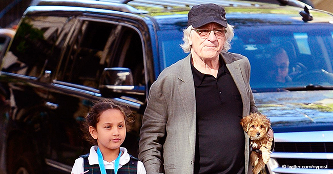 Robert De Niro Spotted Going for Ice Cream with His 7-Year Old Daughter in New York City