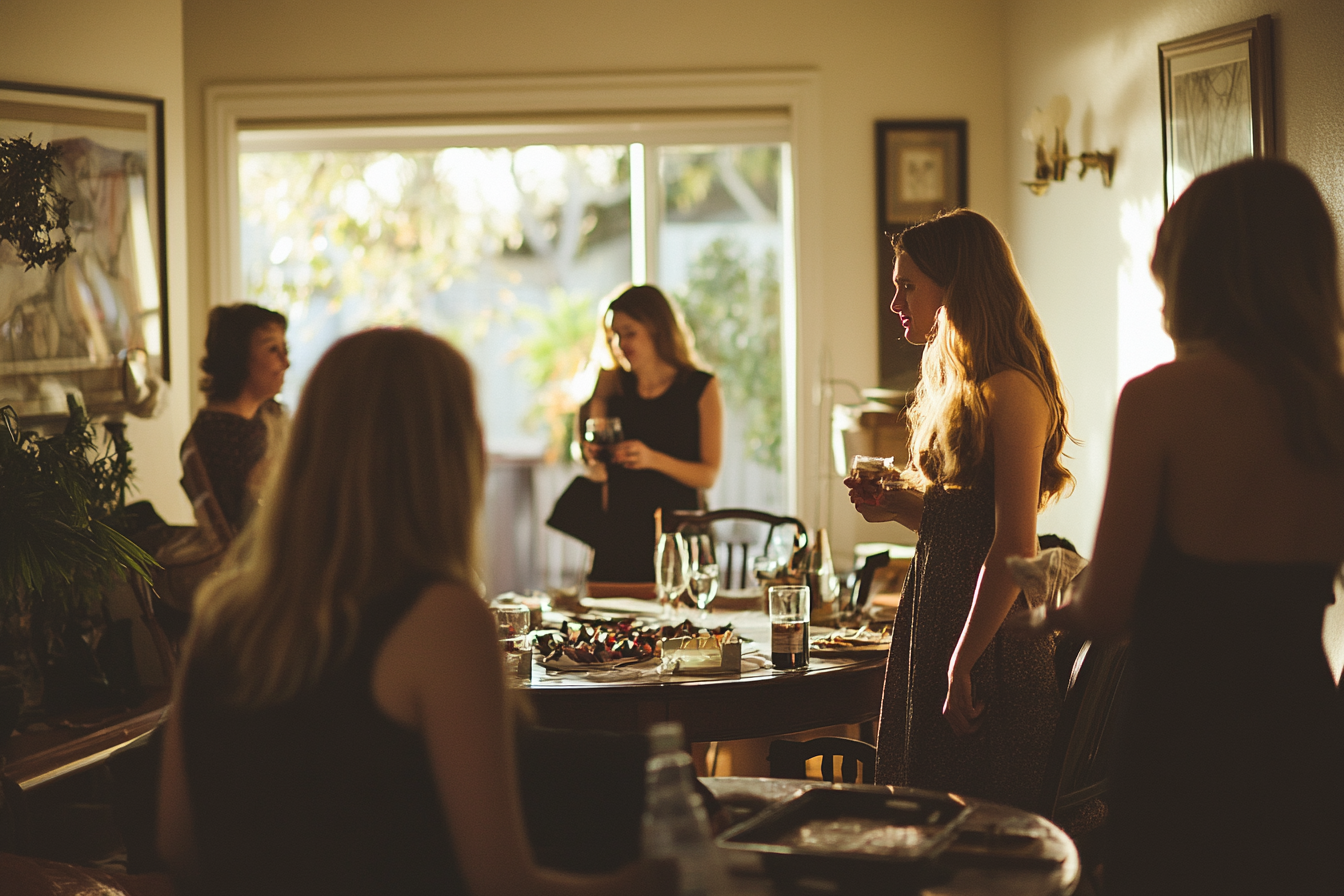 Guests at a birthday party | Source: Midjourney