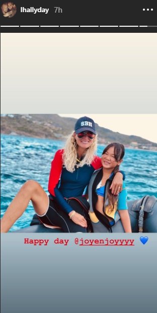 Capture d'écran du stories de Laeticia Hallyday | lhallyday/Instagram