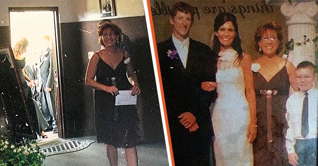 [Left] Picture of Nikki Pennington's mom ; [Right] Picture of Nikki Pennington and her husband on their wedding day with her mother | Source:instagram.com/grief2hope