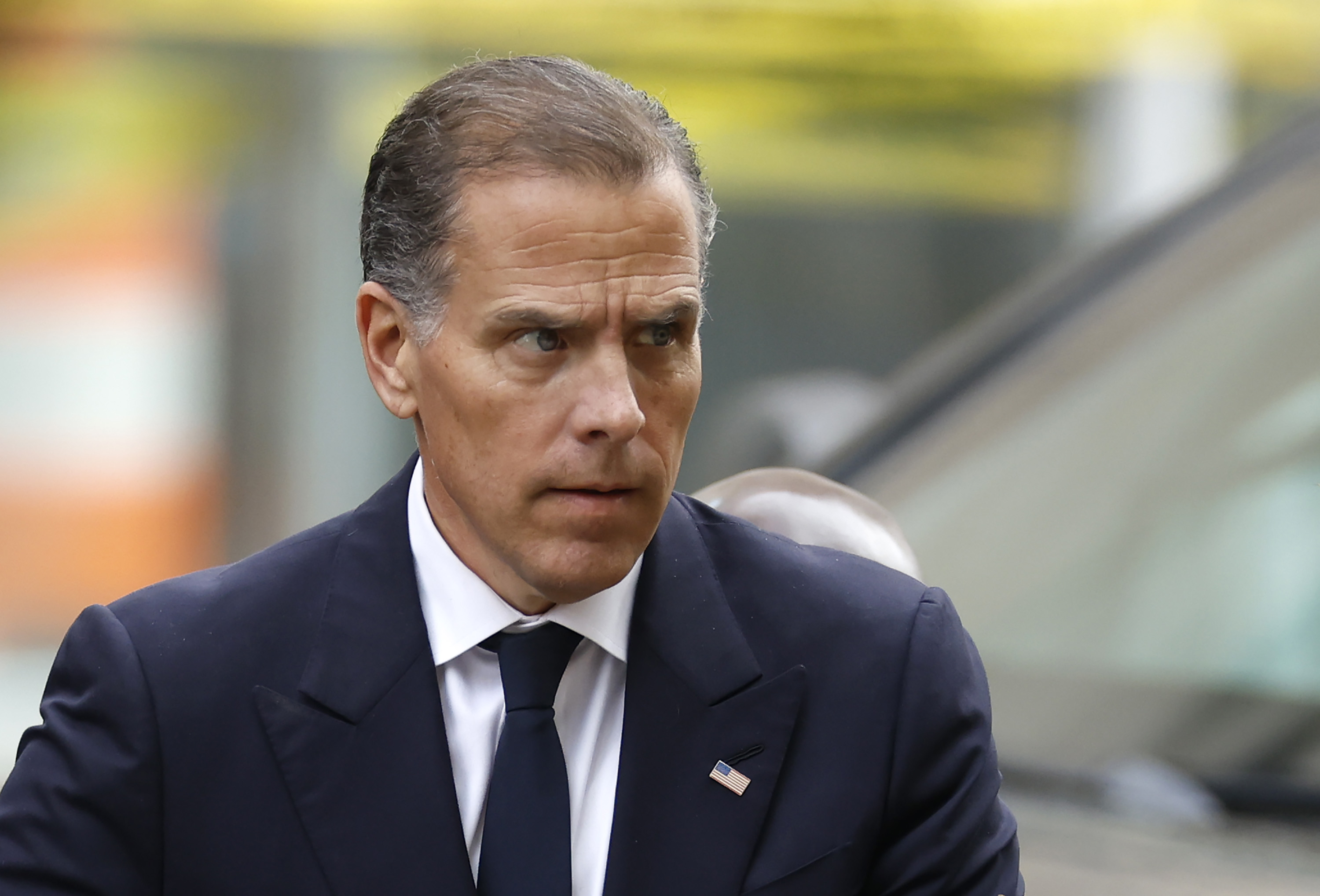 Hunter Biden arriving at the J. Caleb Boggs Federal Building on June 6, 2024, in Wilmington, Delaware. | Source: Getty Images