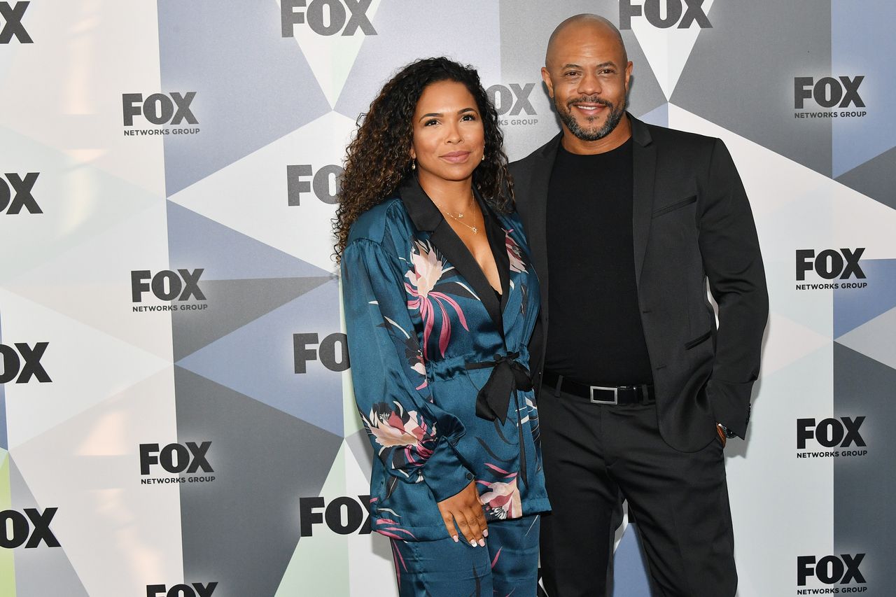 Maya Gilbert and Rockmond Dunbar during the 2018 Fox Network Upfront at Wollman Rink, Central Park on May 14, 2018 in New York City. | Source: Getty Images