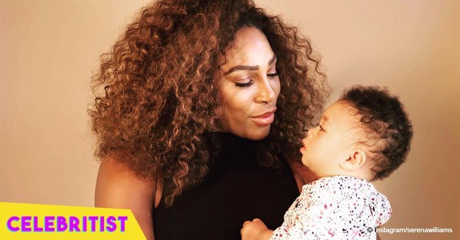 Serena Williams' daughter Olympia plays with toy vegetables in recent pic with mom