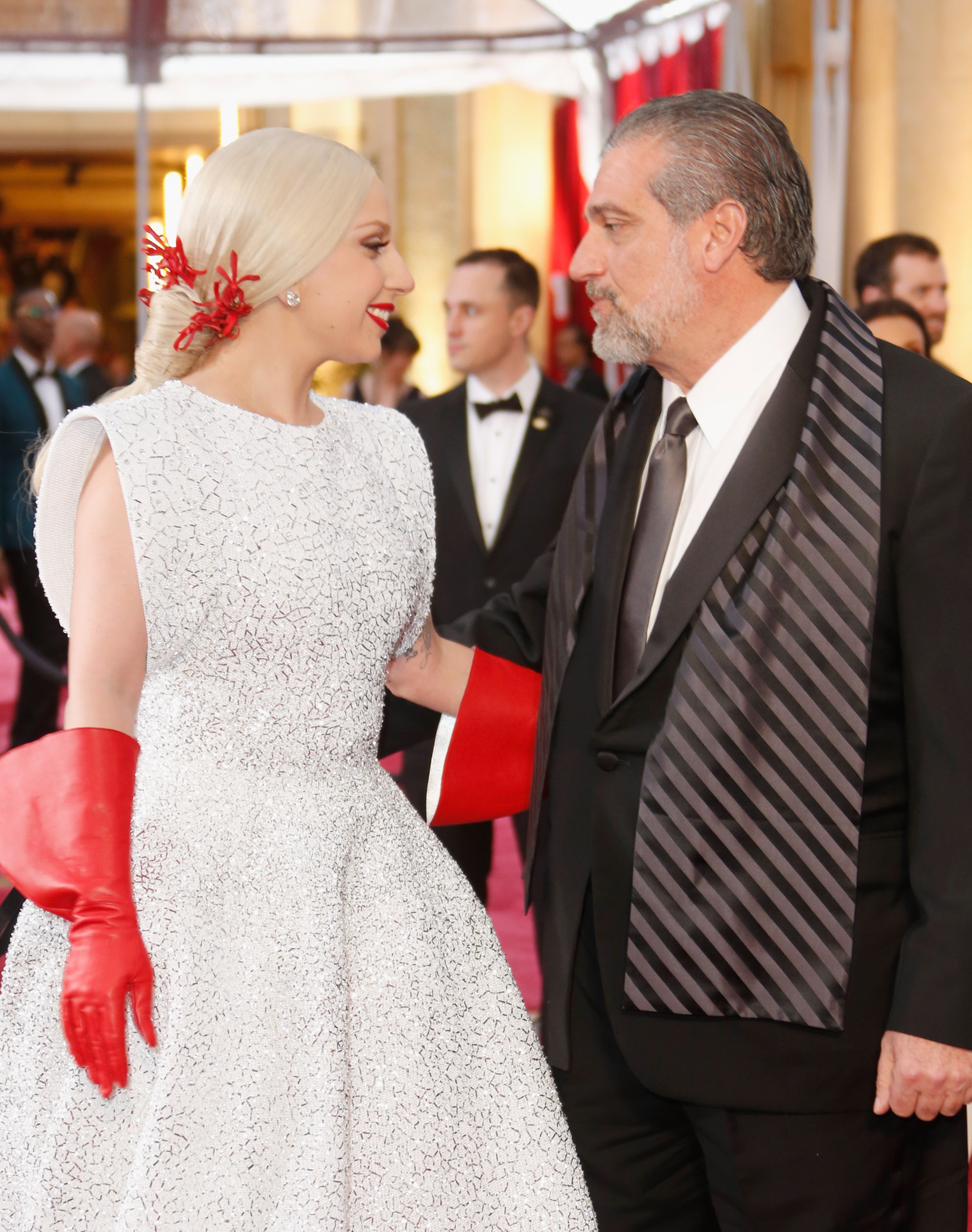 Lady Gaga and Joe Germanotta attend the 87th Annual Academy Awards at Hollywood & Highland Center in Hollywood, California, on February 22, 2015 | Source: Getty Images