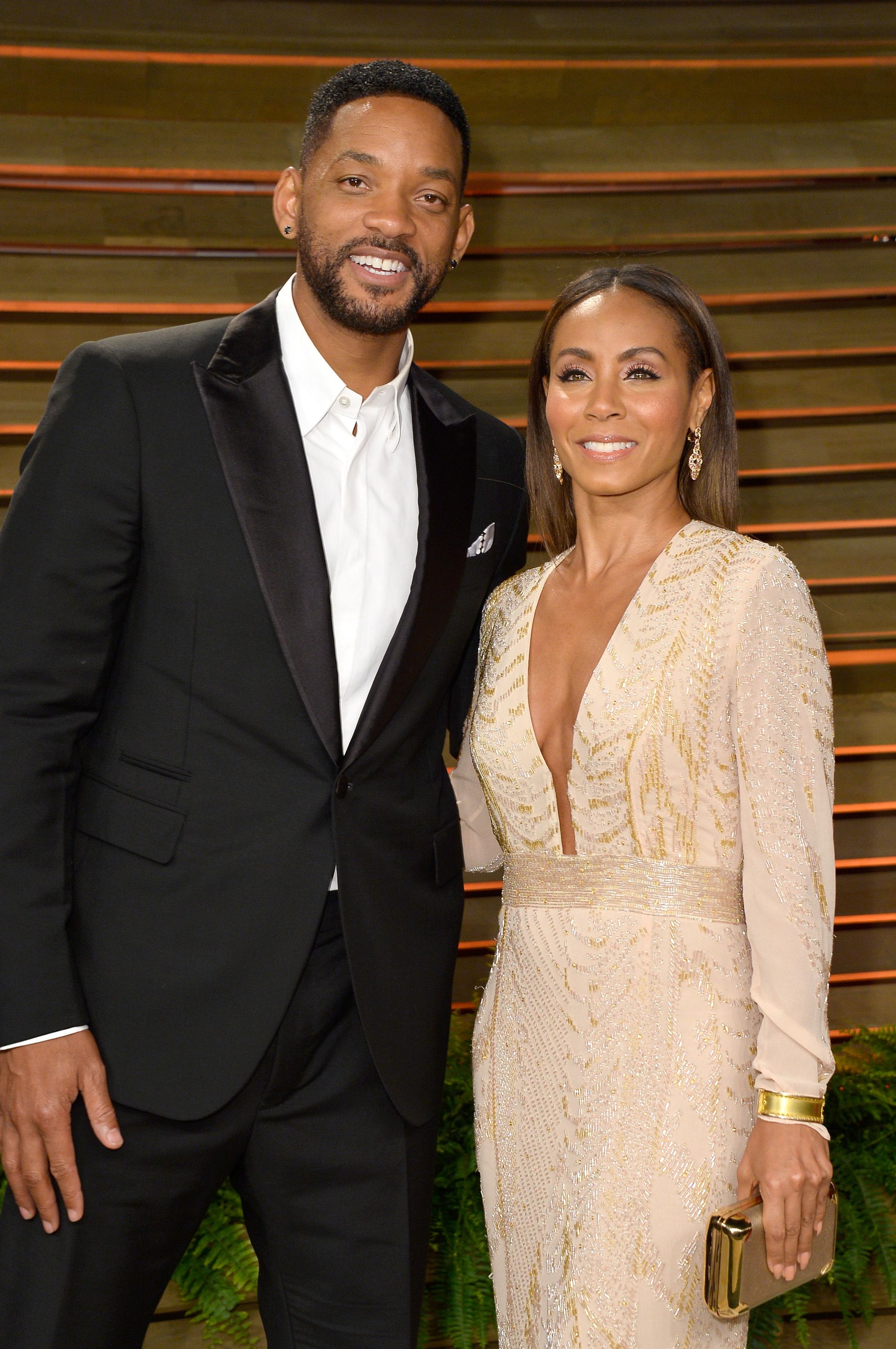 Will Smith and Jada Pinkett-Smith at the 2014 Vanity Fair Oscar Party on March 2, 2014 in West Hollywood, California. | Source: Getty Images