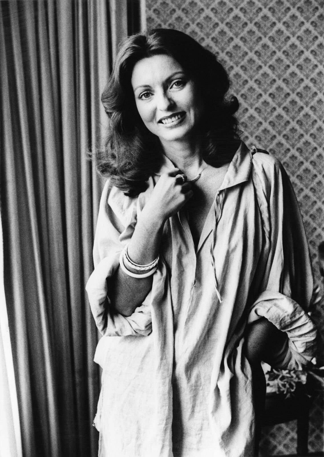 L'actrice française Marie-France Pisier (1944-2011), 31 août 1977. | Photo : Getty Images
