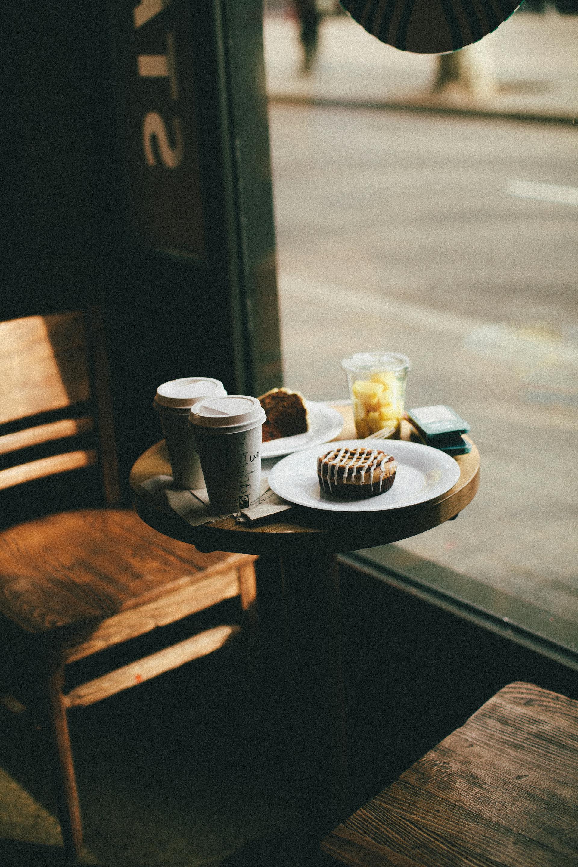 A table at a coffee shop | Source: Pexels