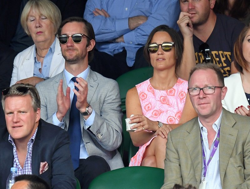Pippa Middleton and James Matthews at Wimbledon on July 06, 2016 in London, England | Photo: Getty Images