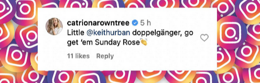 A fan comments on the resemblance between Sunday Rose Kidman-Urban and Keith Urban on an Instagram video dated October 1, 2024 | Source: Instagram/voguemagazine/