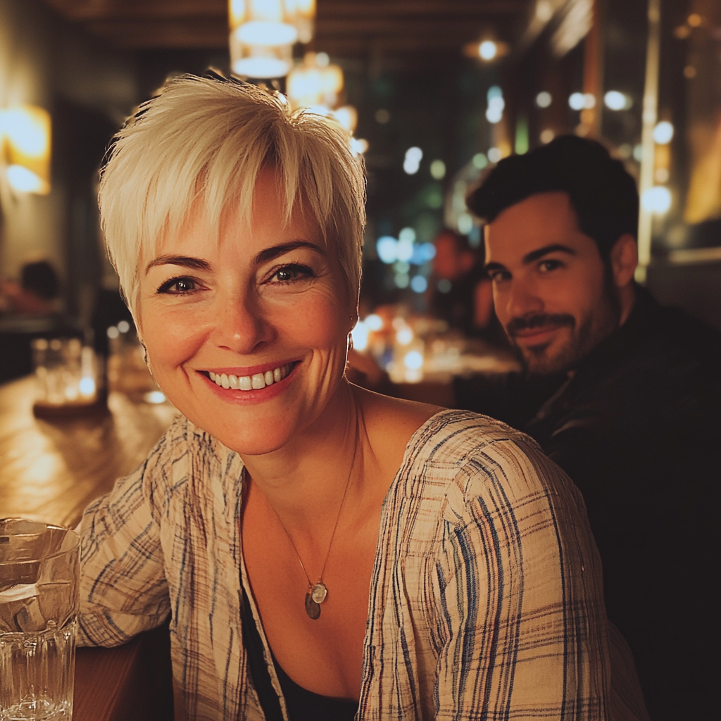 A couple at a bar | Source: Midjourney