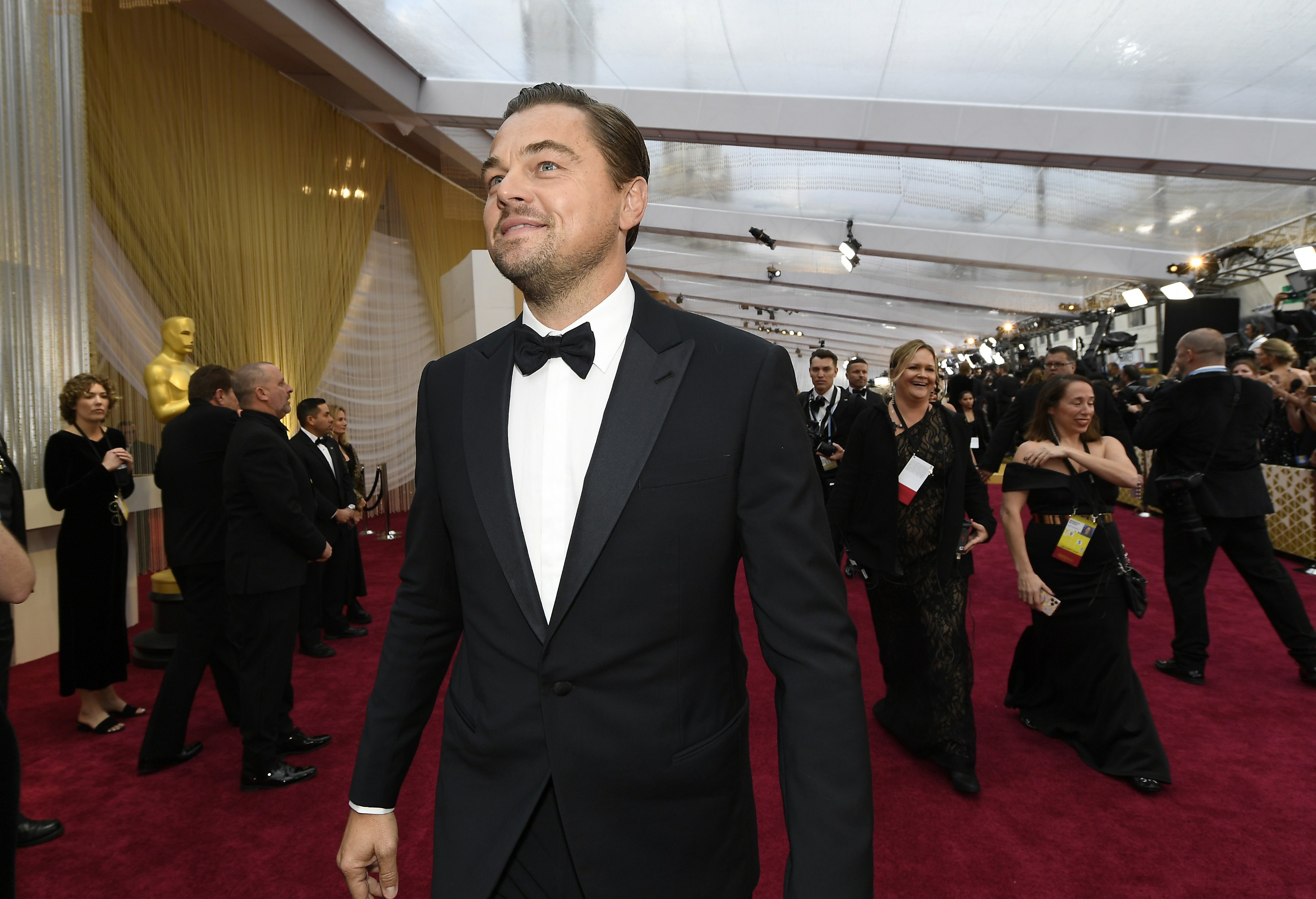 Leonardo DiCaprio photographed at the 92nd Annual Academy Awards in Hollywood | Source: Getty Images