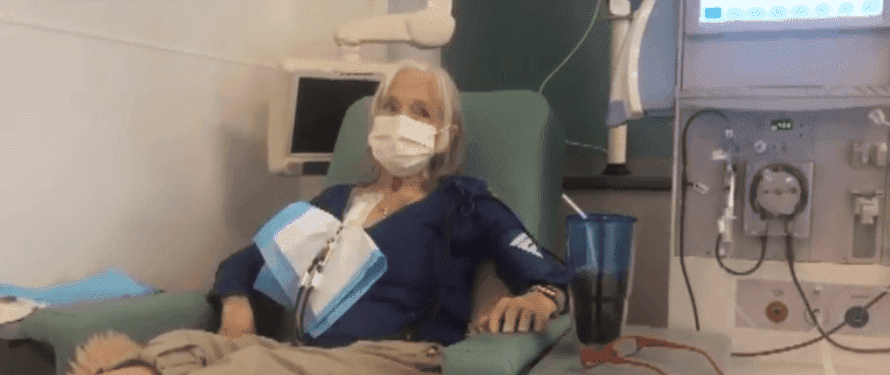 Woolley getting dialysis | Screenshot: Fox News Video