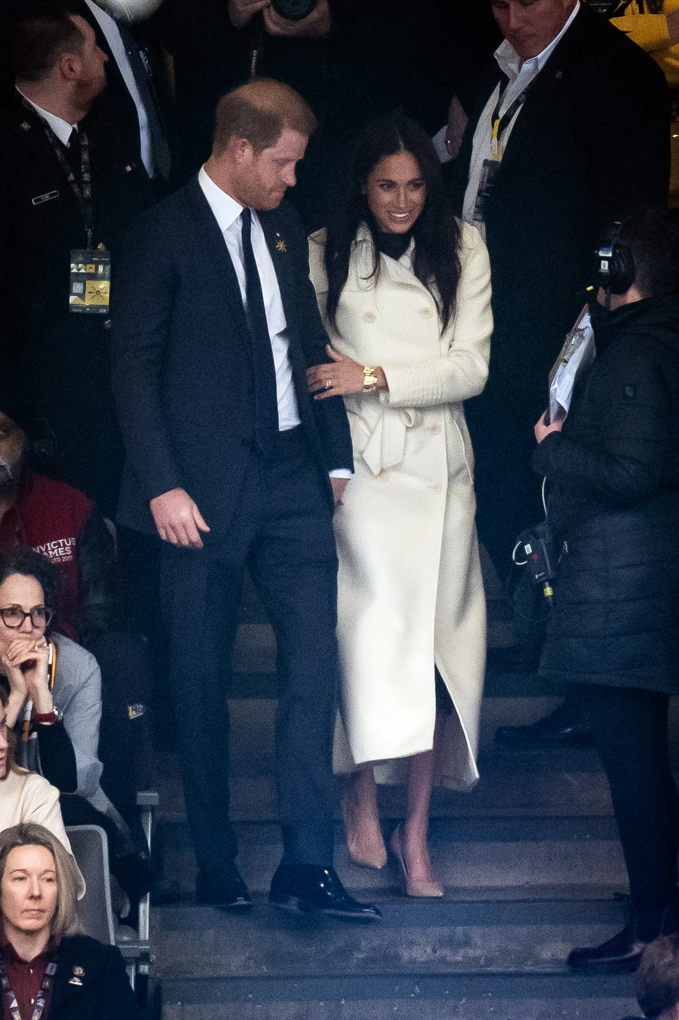 The Duke and Duchess of Sussex arriving for the opening ceremony of the 2025 Invictus Games on February 8 in Vancouver, Canada. | Source: Getty Images