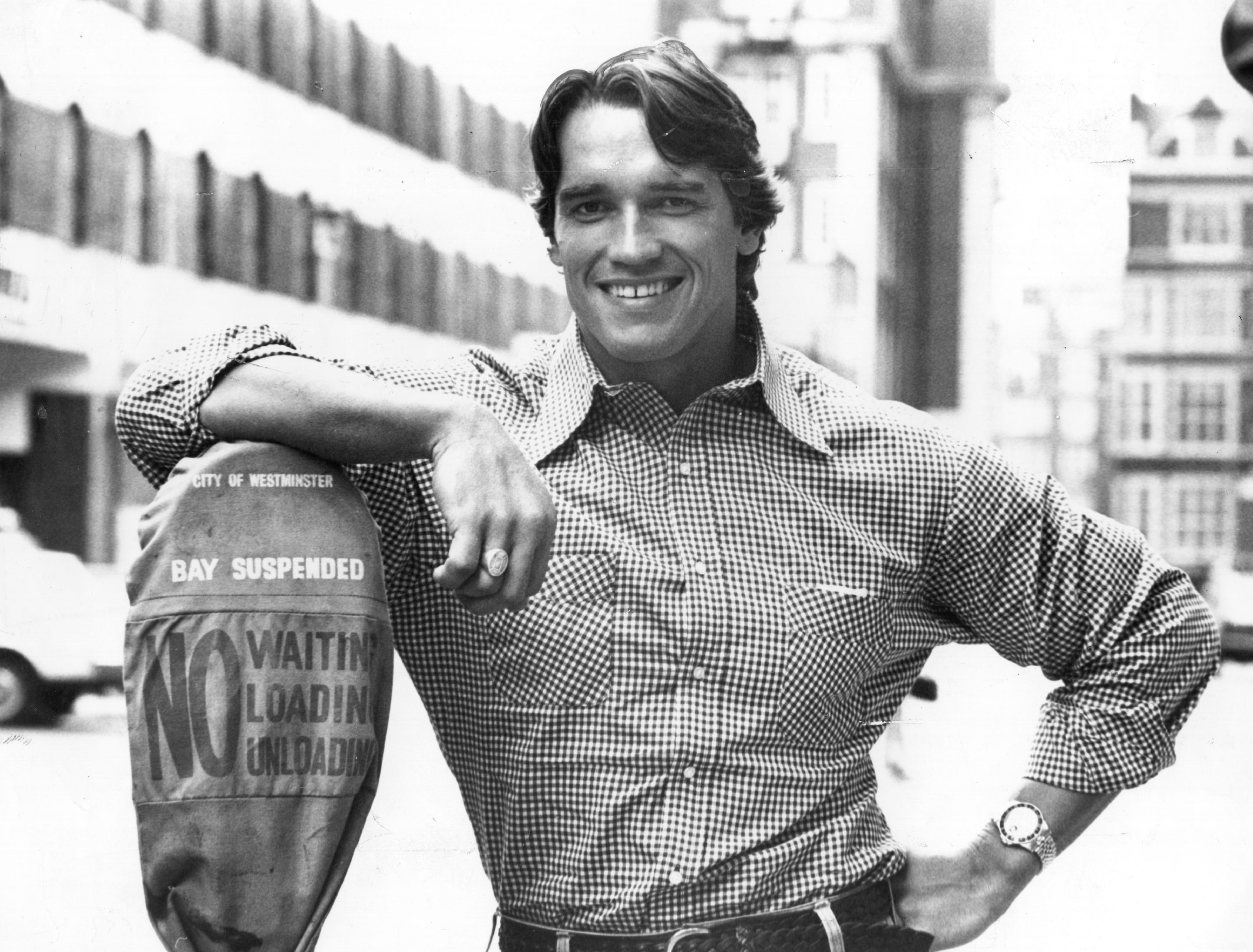 Picture taken of Arnold Schwarzenegger on September 01, 1977. | Source: Getty Images.