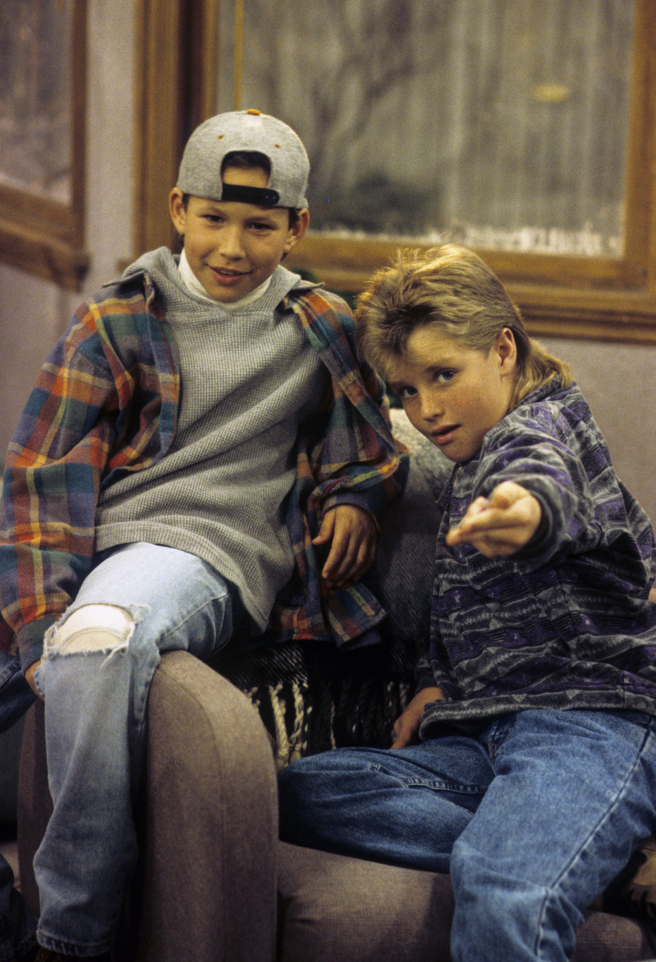 The child actor with a co-star in 1993 | Source: Getty Images