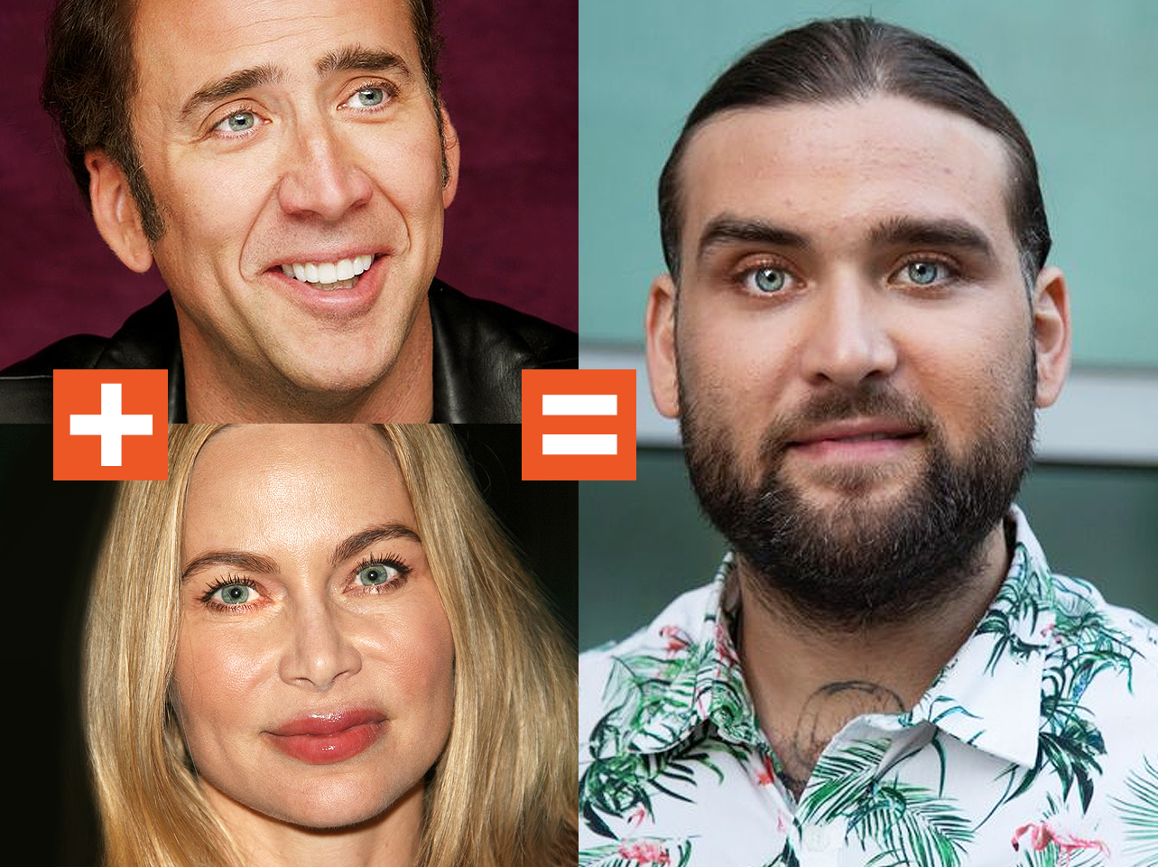 A collage of Nicolas Cage, Christina Fulton, and Weston Cage | Source: Getty Images
