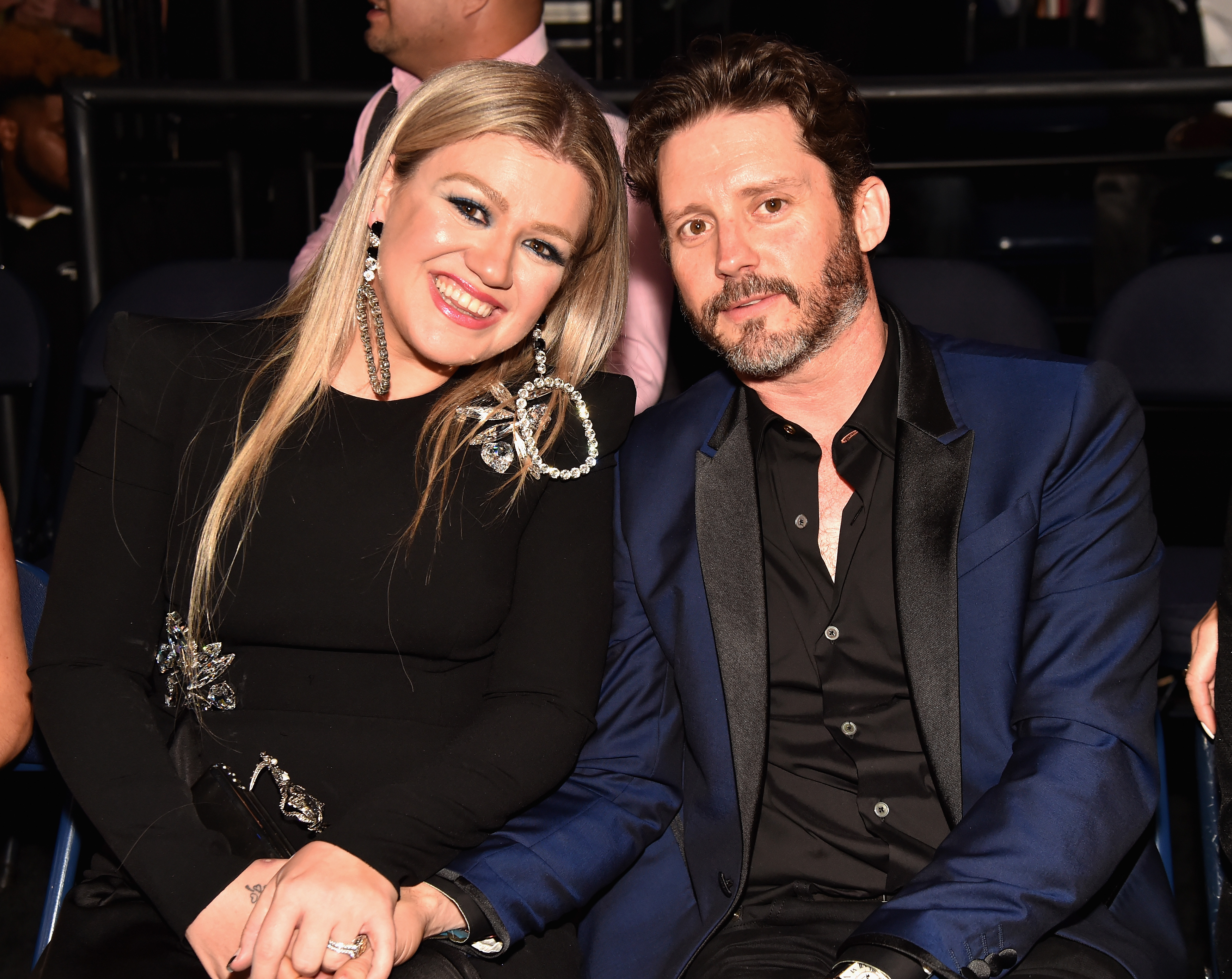 Kelly Clarkson and Brandon Blackstock attend the CMT Music Awards at Bridgestone Arena on June 6, 2018, in Nashville, Tennessee | Source: Getty Images