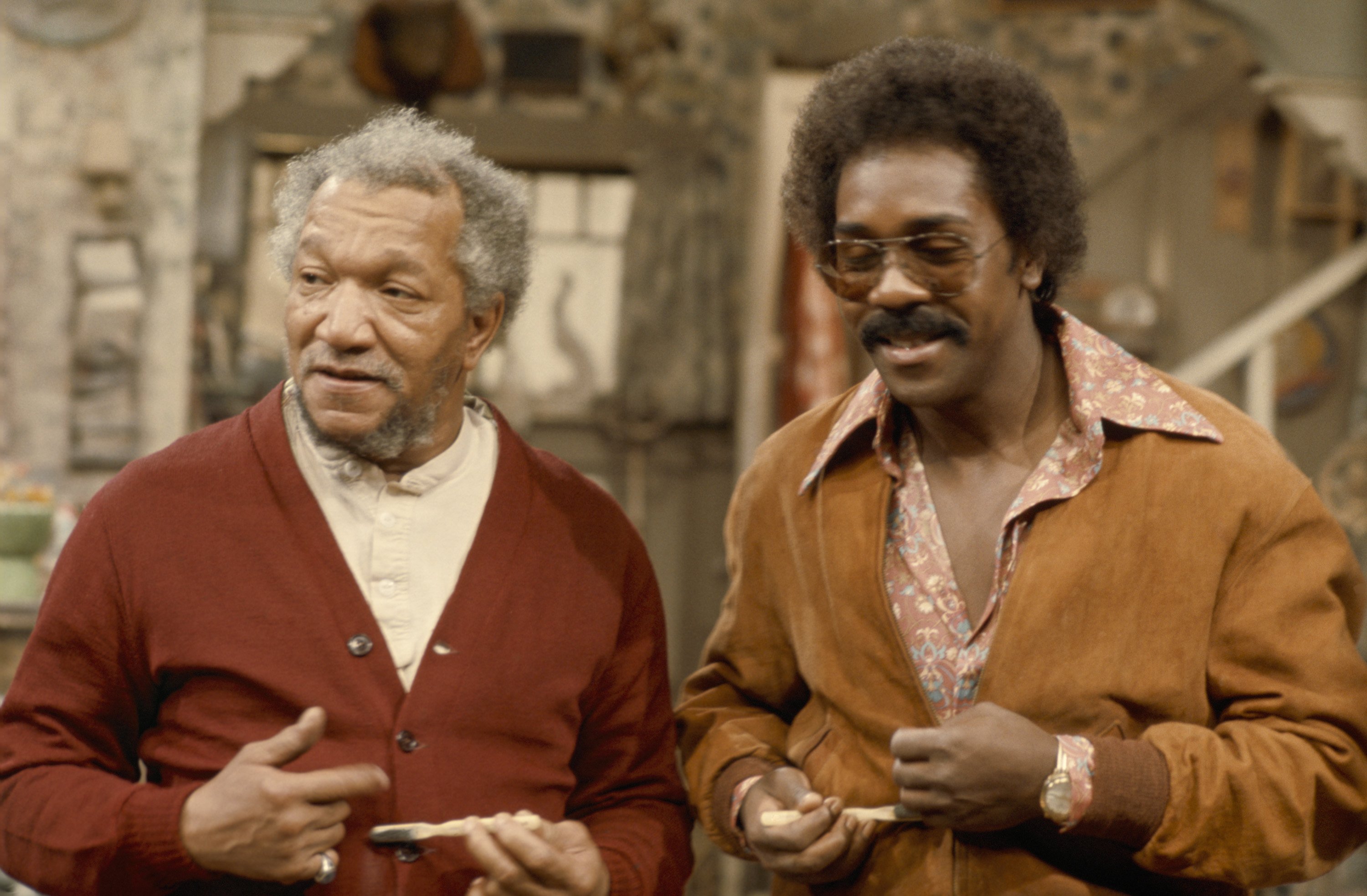 Wilson and Foxx as their characters on "Sanford and Son." | Photo: Getty Images