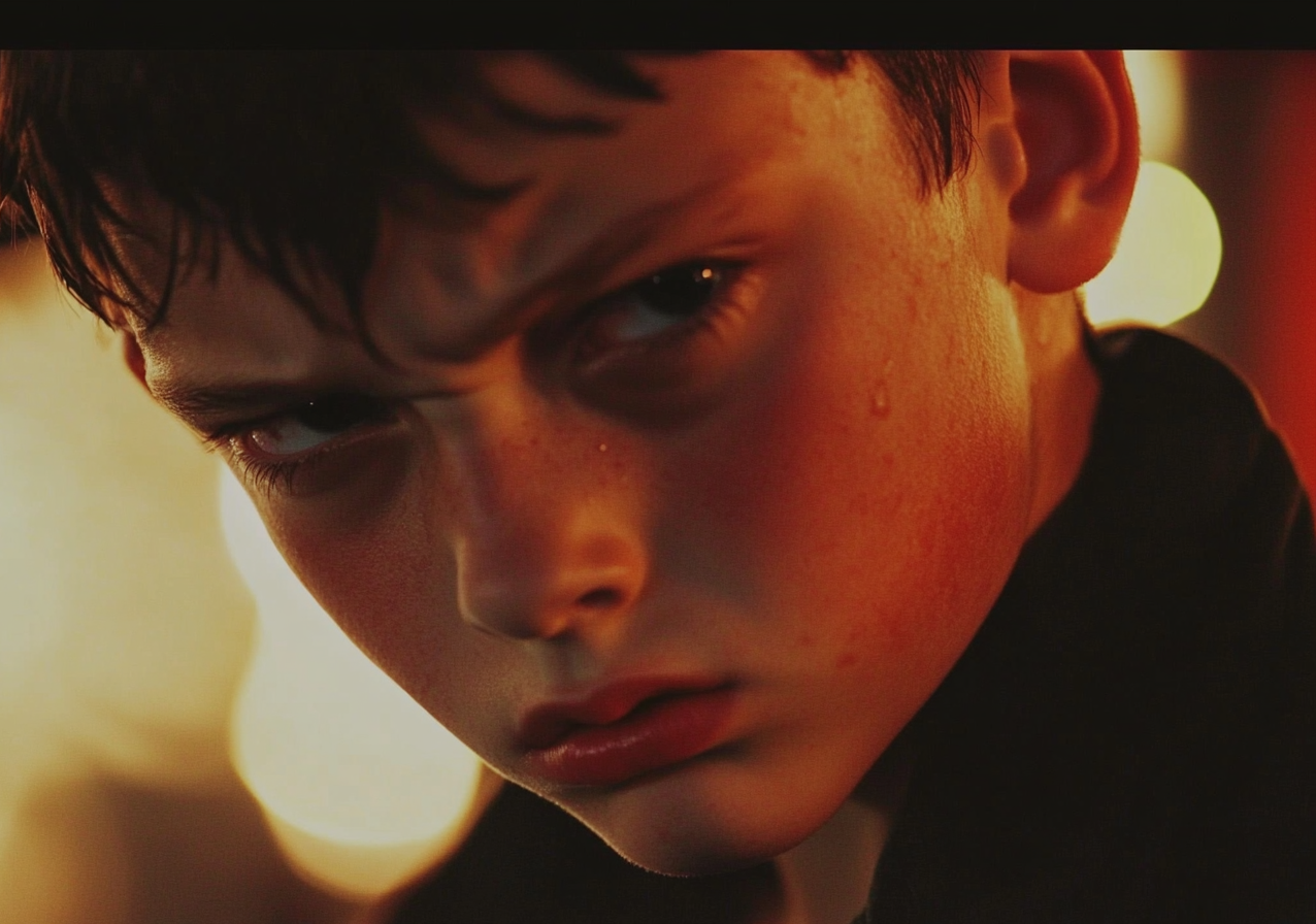 A furious young boy | Source: Midjourney