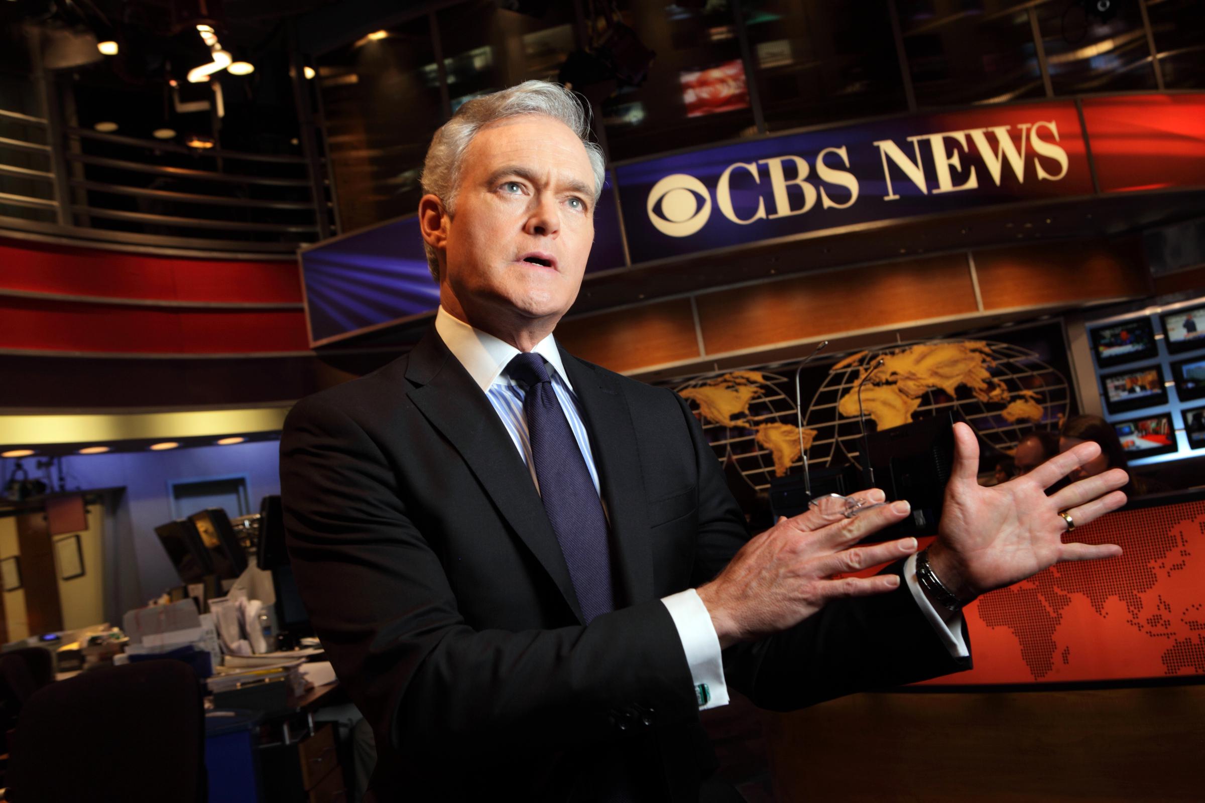 Scott Pelley is photographed at CBS News in New York City on March 3, 2011, after being named anchor of the CBS Evening News. | Source: Getty Images