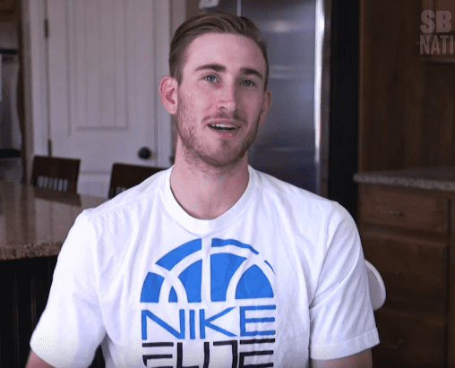 NBA player, Gordon Hayward in an interview. | Photo: YouTube/Secret Base