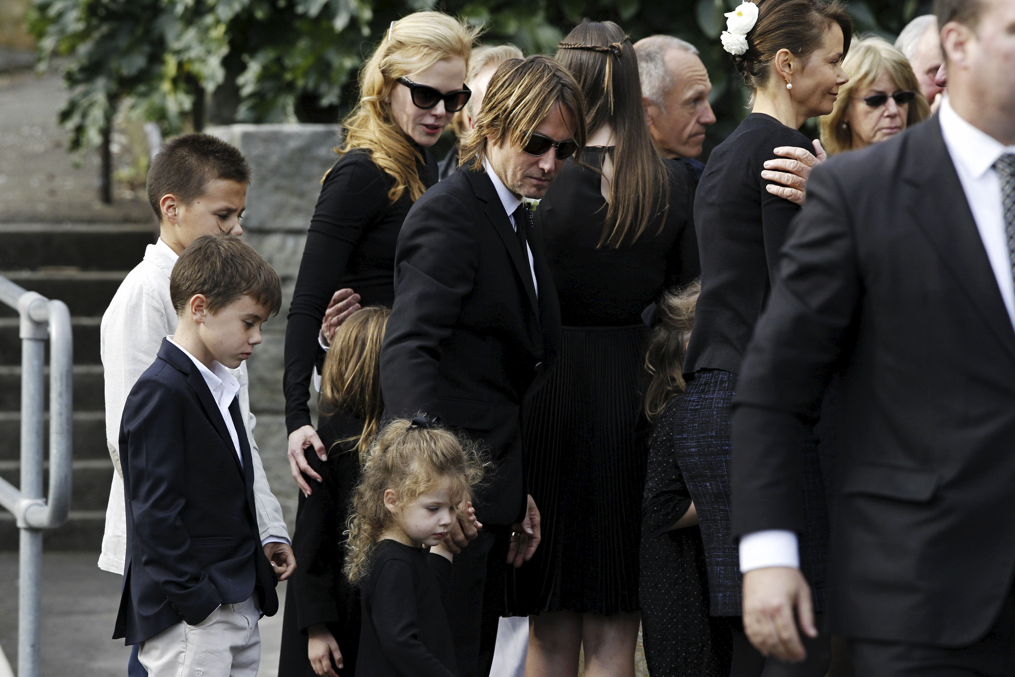 Nicole Kidman, Keith Urban and family attend at St Francis Xavier Church in Lavender Bay on September 19, 2014 in Sydney, Australia | Source: Getty Images