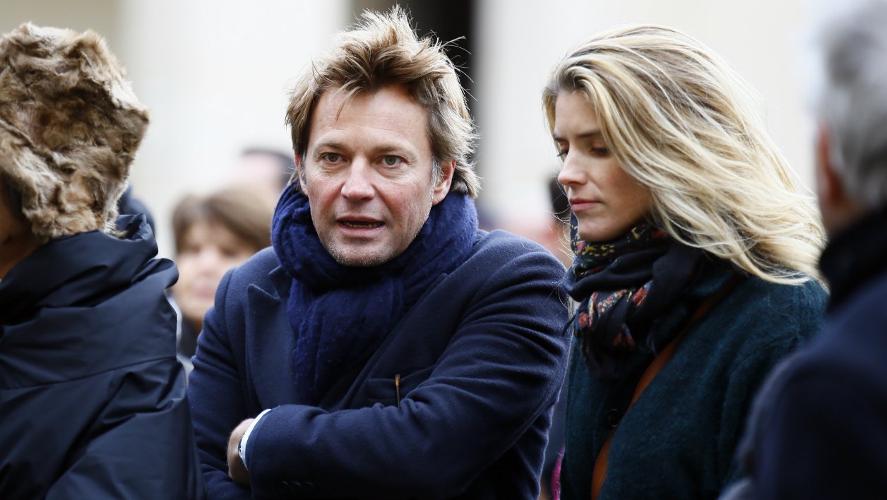 Laurent Delahousse et sa compagne Alice. | Photo : Getty Images
