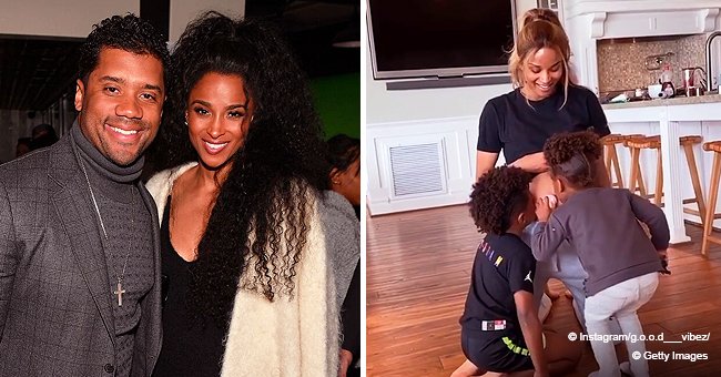 Ciara Shares Sweet Video of Her Two Children Future & Sienna Kissing ...