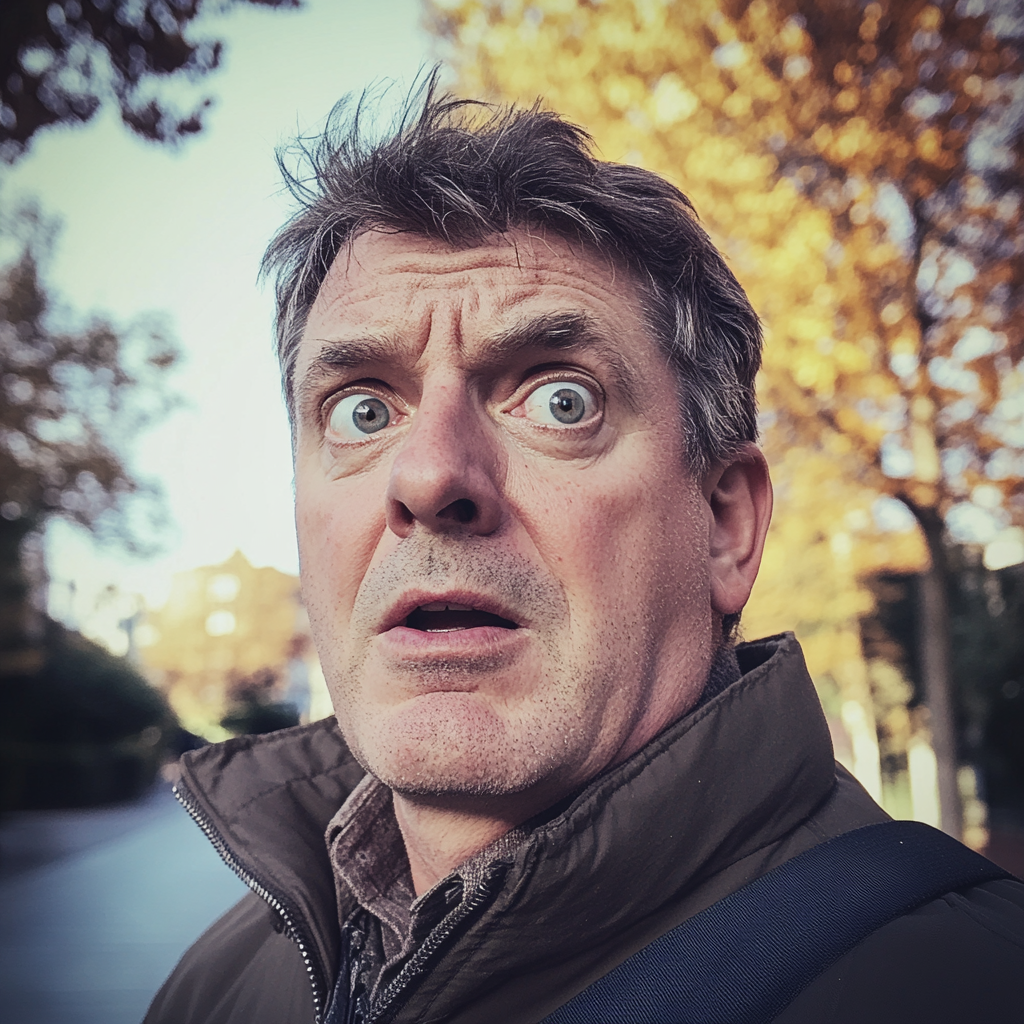 A shocked man | Source: Midjourney