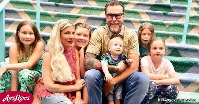 Tori Spelling shamed over her children’s appearances in their back-to-school photo