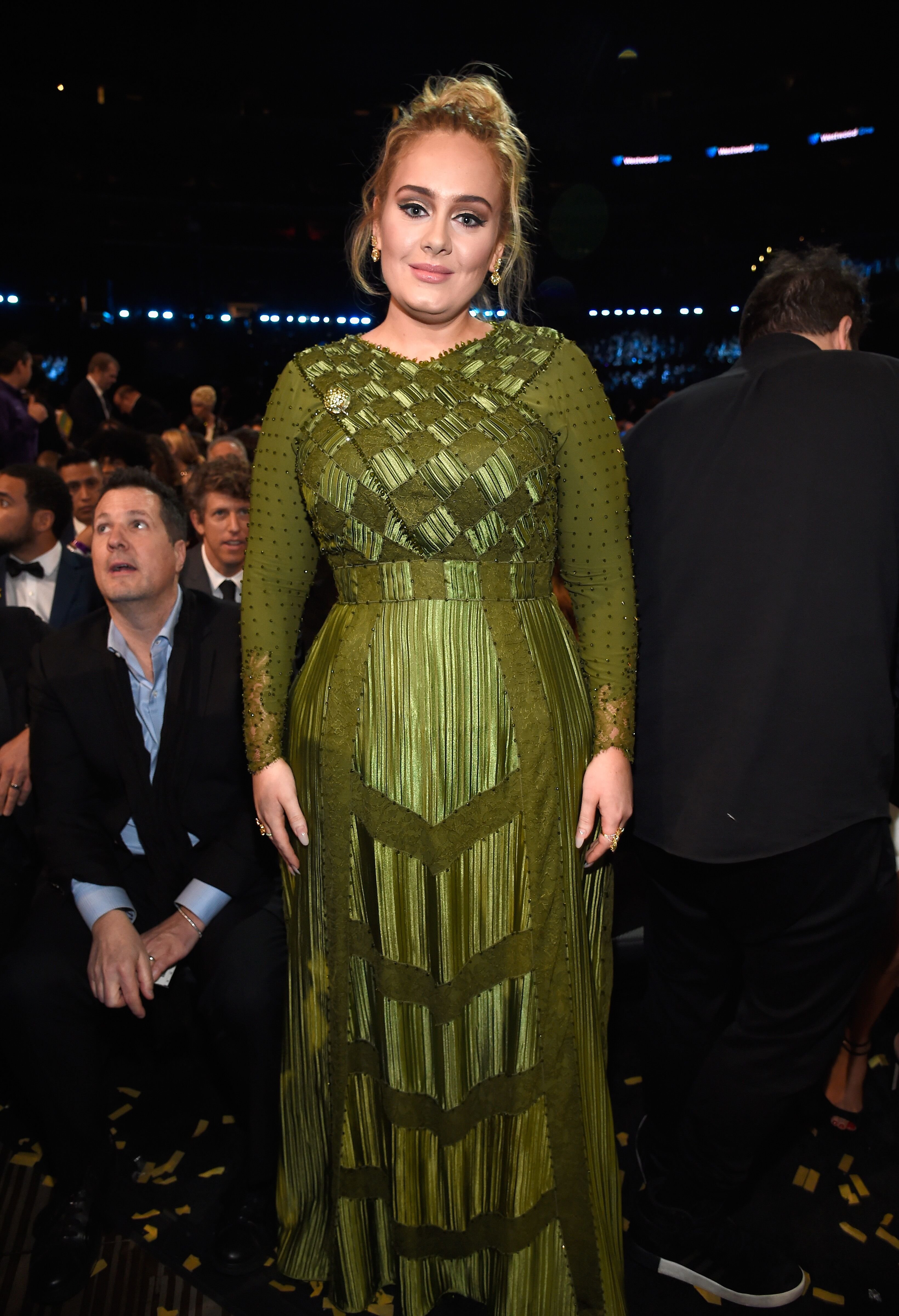 Adele during The 59th GRAMMY Awards at STAPLES Center on February 12, 2017 in Los Angeles, California. | Source: Getty Images