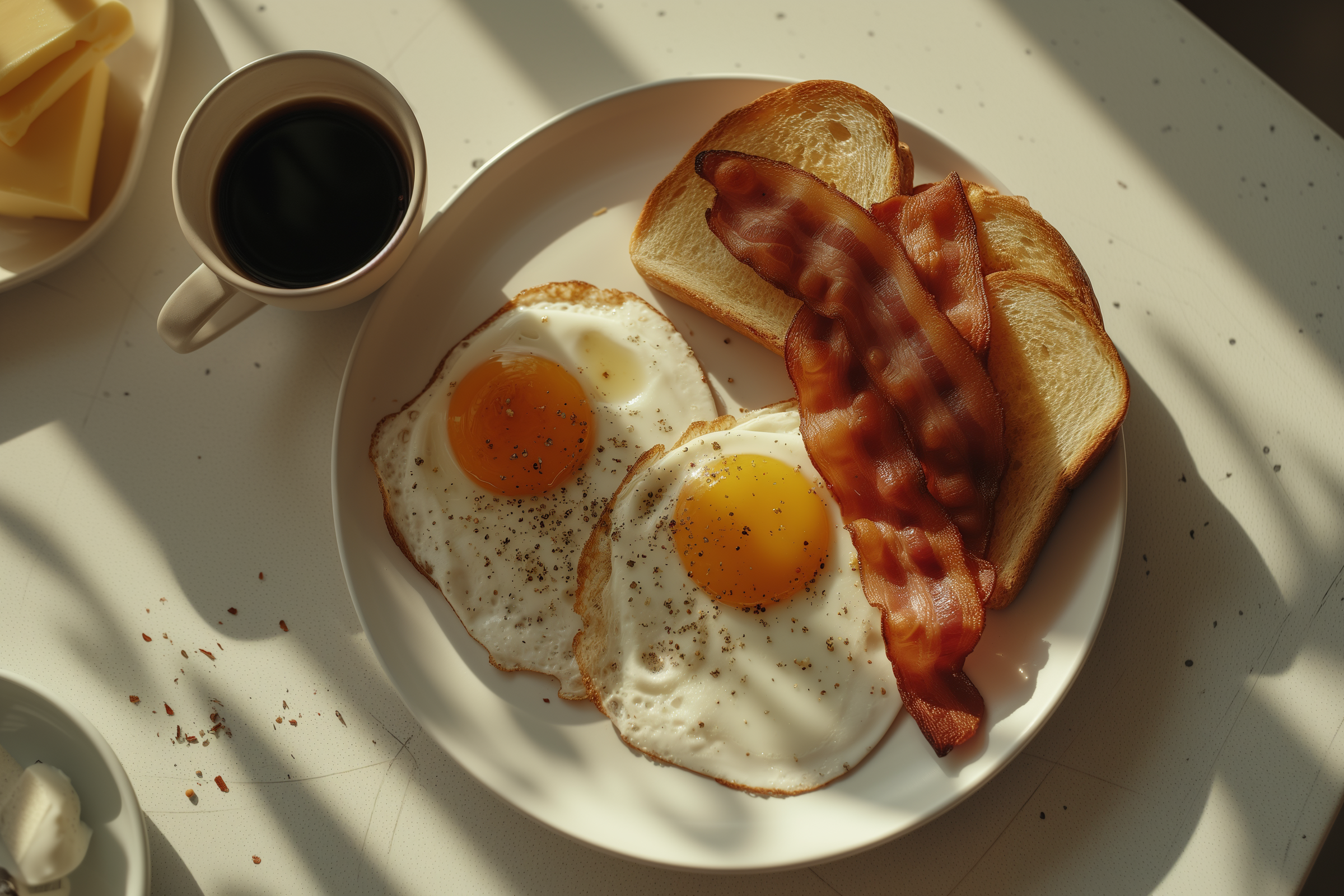 A breakfast plate | Source: Midjourney