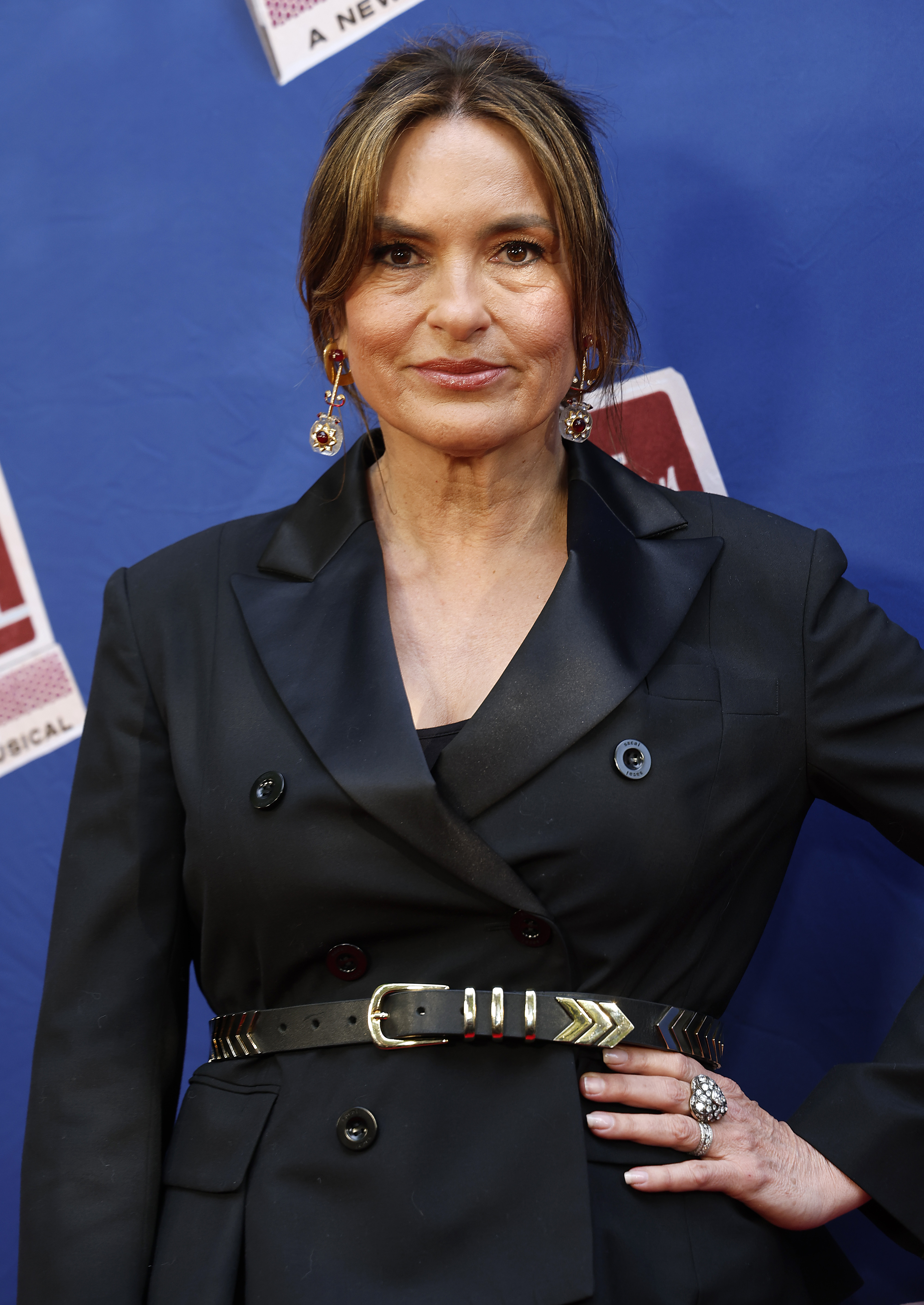 Mariska Hargitay at the "Just in Time" opening night at Circle in the Square Theatre on April 23, 2025, in New York. | Source: Getty Images