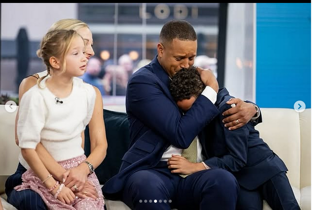 Sybil, Lindsay Czarniak, Craig Melvin, and Delano, from a post dated January 13, 2025 | Source: Instagram/lindsaycz