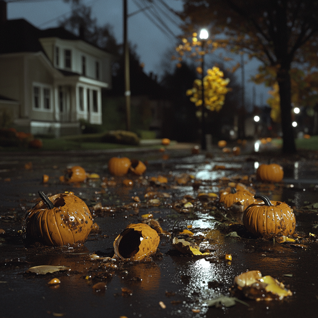 Broken Halloween decor | Source: Midjourney