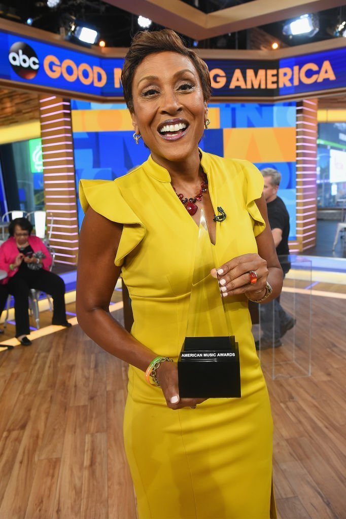 "Good Morning America" anchor Robin Roberts on October 12, 2017 in New York City | Source: Getty Images