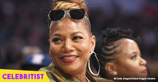 Queen Latifah's rumored ex-girlfriend sizzles in rainbow-colored bikini, flaunting enviable body