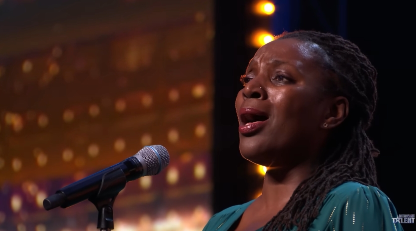 Joan delivers a powerful and emotional vocal performance during her audition in a video dated 11 April 2026. | Source: YouTube/Britain's Got Talent
