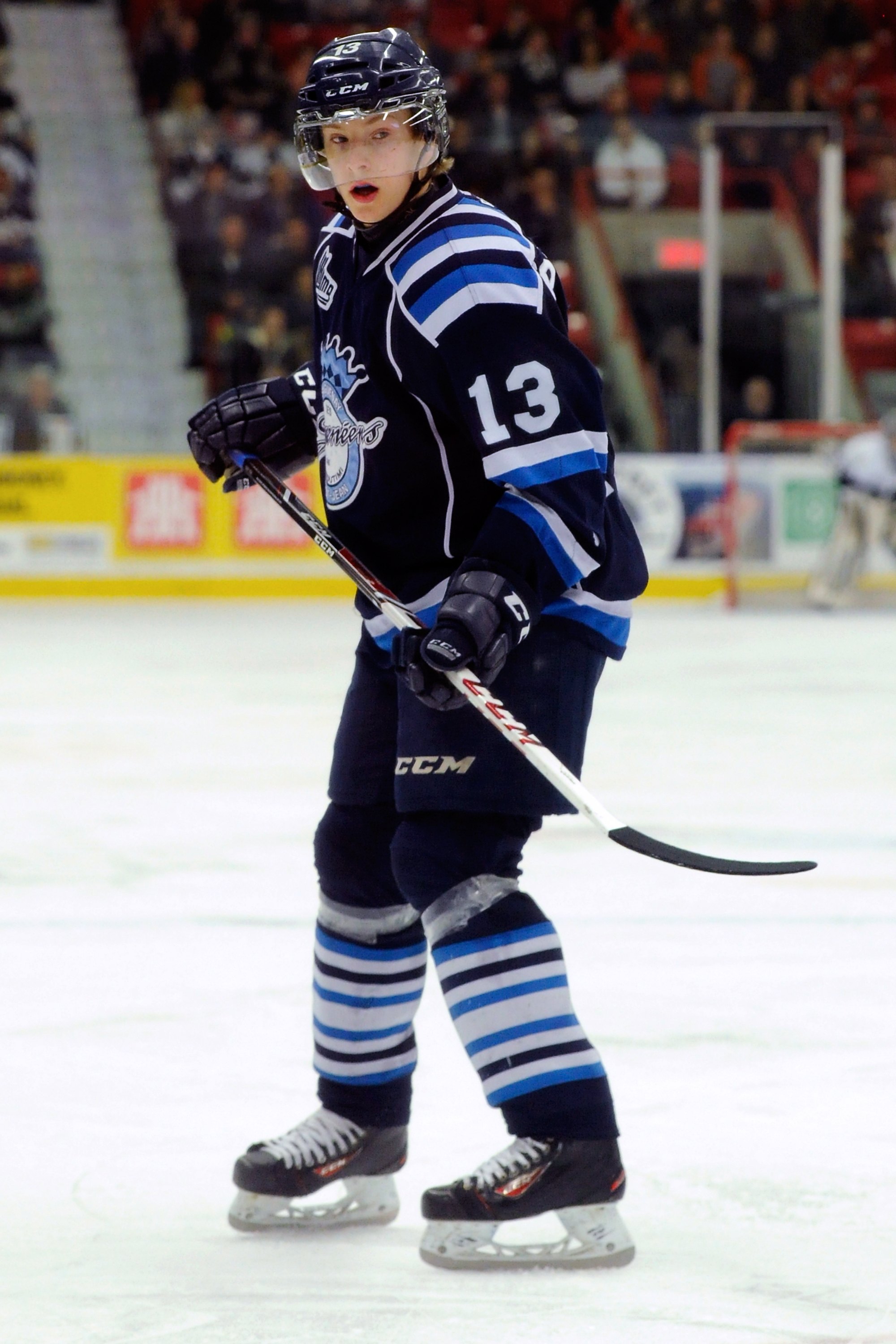 Janne Puhakka skates at the Centre d'Excellence Sports Rousseau in Boisbriand, Quebec, on March 2, 2014 | Source: Getty Images