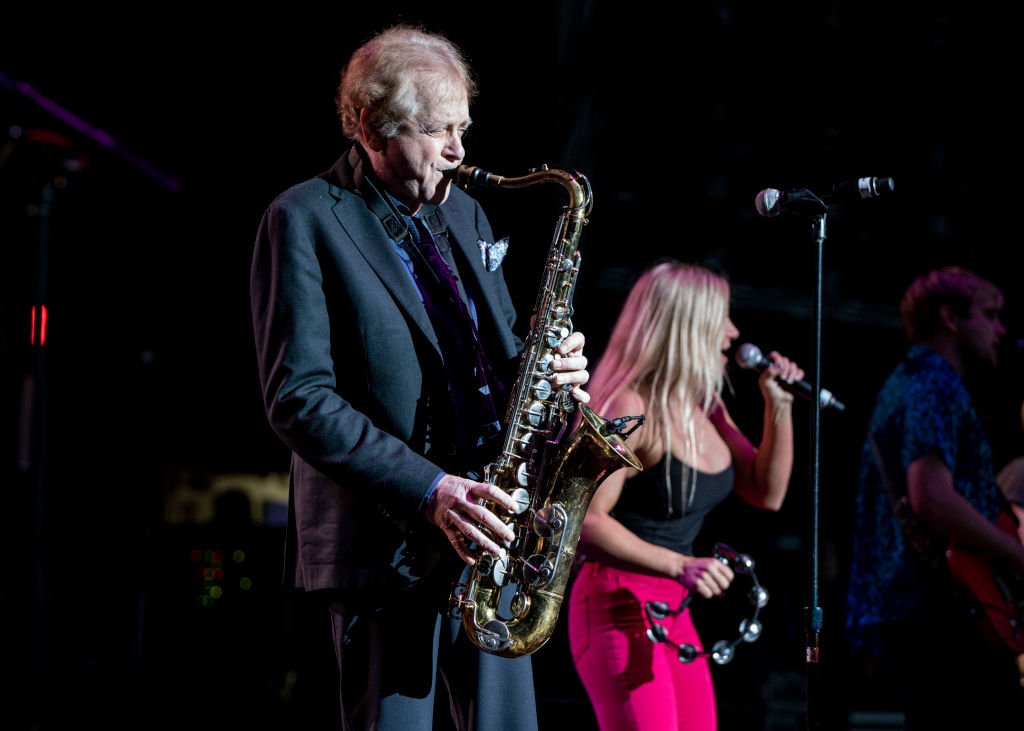 Eddie Money and Jesse Money perform at DTE Energy Music Theater in Clarkston, Michigan on May 25, 2019 | Photo: Getty Images