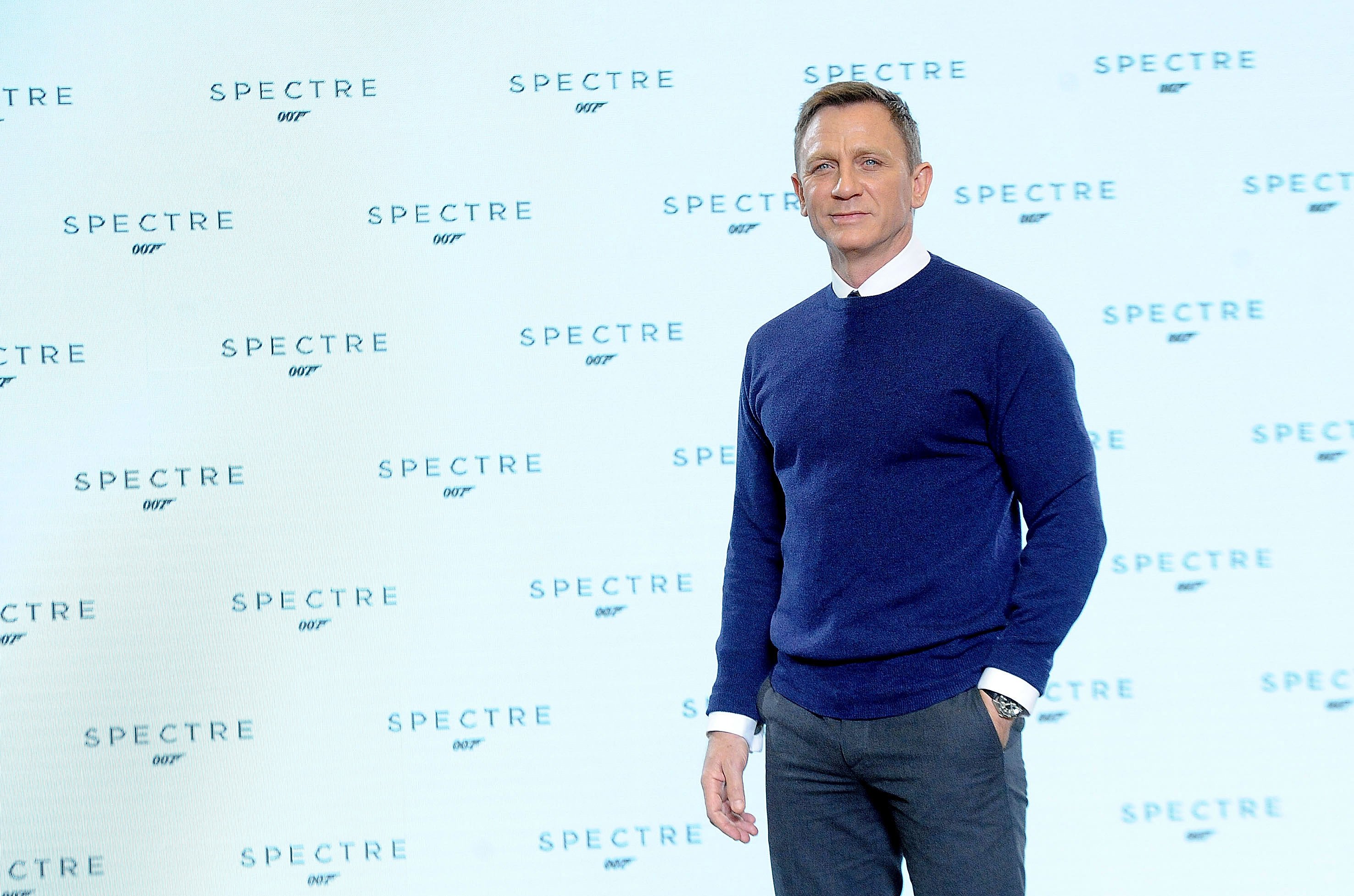 Daniel Craig attends a photocall with cast and filmmakers to mark the start of the production of the 24th Bond film at Pinewood Studios on December 4, 2014 in Iver Heath, England | Photo: Getty Images