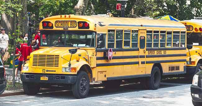 A Parked Yellow School Bus | Source: Shutterstock