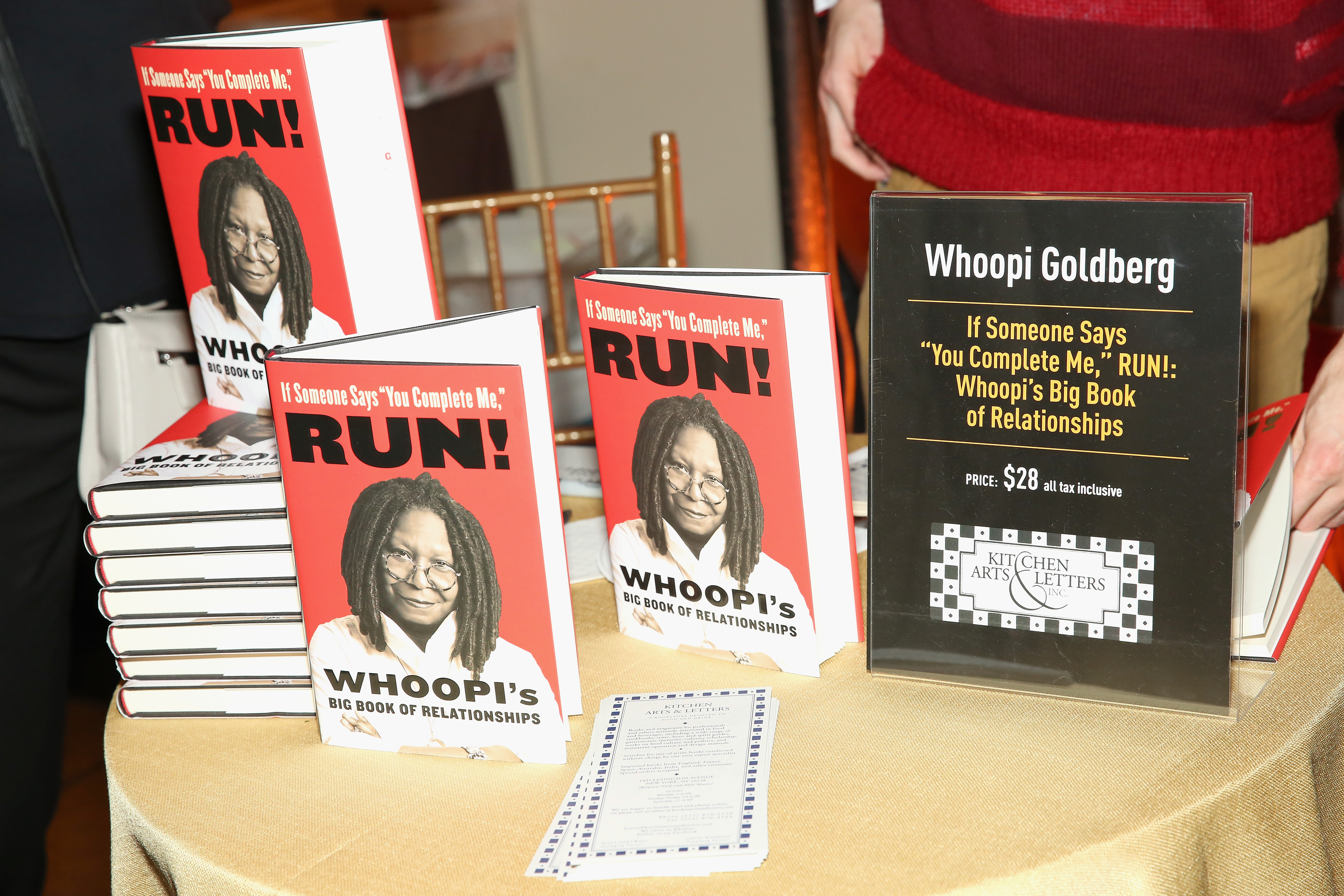 A photo of copies of Whoopi Goldberg's book taken in New York City, 2015 | Source: Getty Images