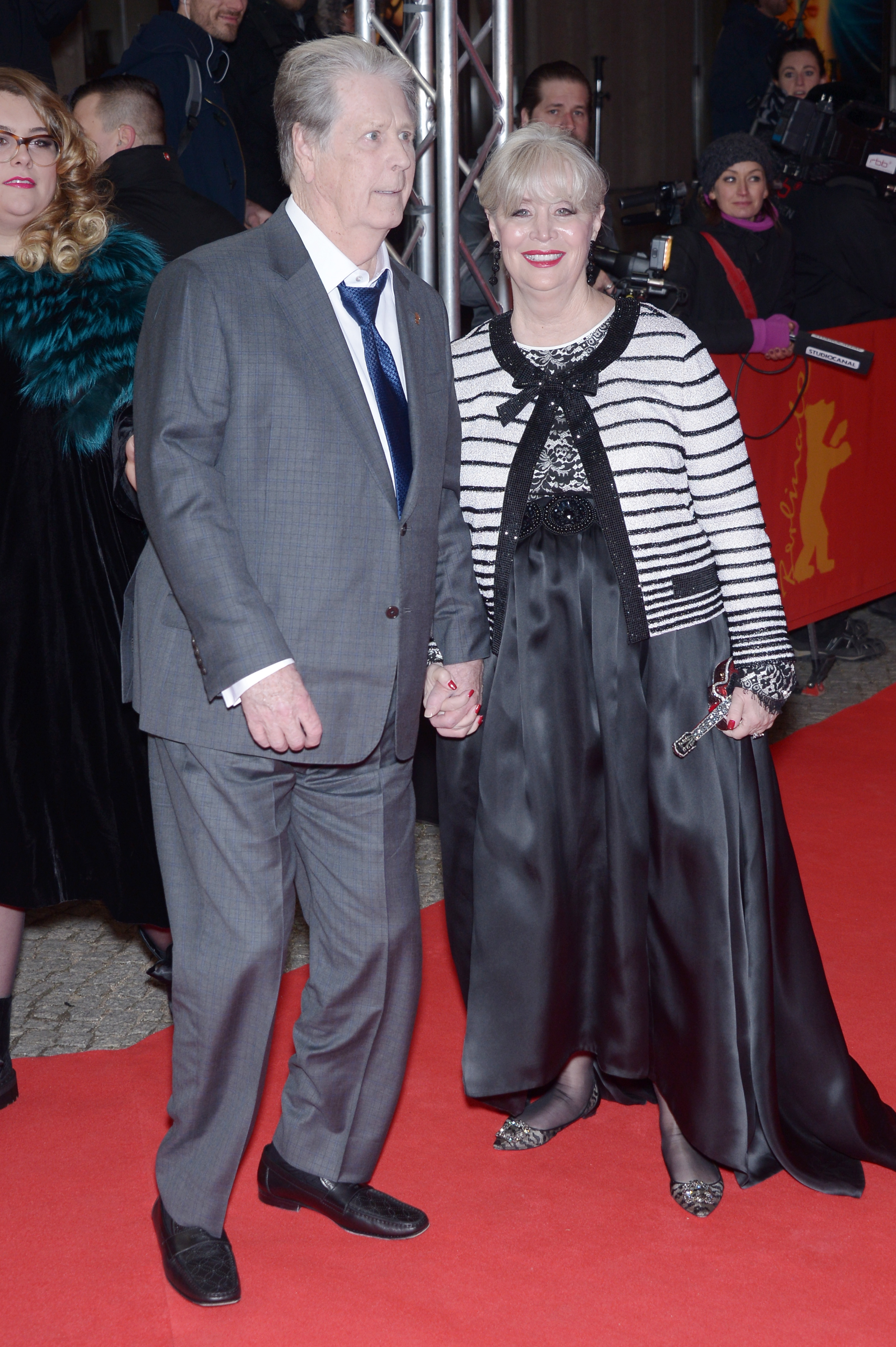 Brian Wilson and Melinda Ledbetter at the 65th Berlinale International Film Festival on February 8, 2015, in Berlin, Germany. | Source: Getty Images